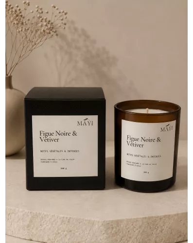 Bougie figue noir & vétiver