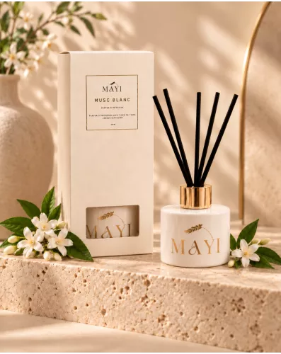 Diffuseur à tiges Musc blanc — Parfum d’ambiance